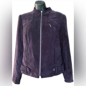 Tribal PURPL Ultra-suede Short Zip Jacket, 4 Spring Sale